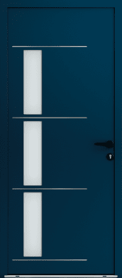 porte d'entrée bleue